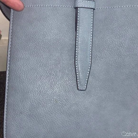 Calvin Klein Blue Tote Bag - Picture 8 of 12